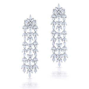 Round & Marquise Cut Danglers By Hyba Jewels