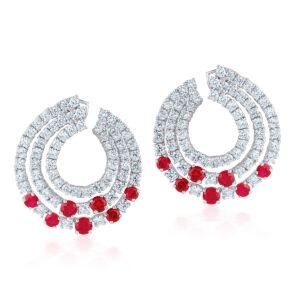 Elegant Chandbali Earrings By Hyba Jewels